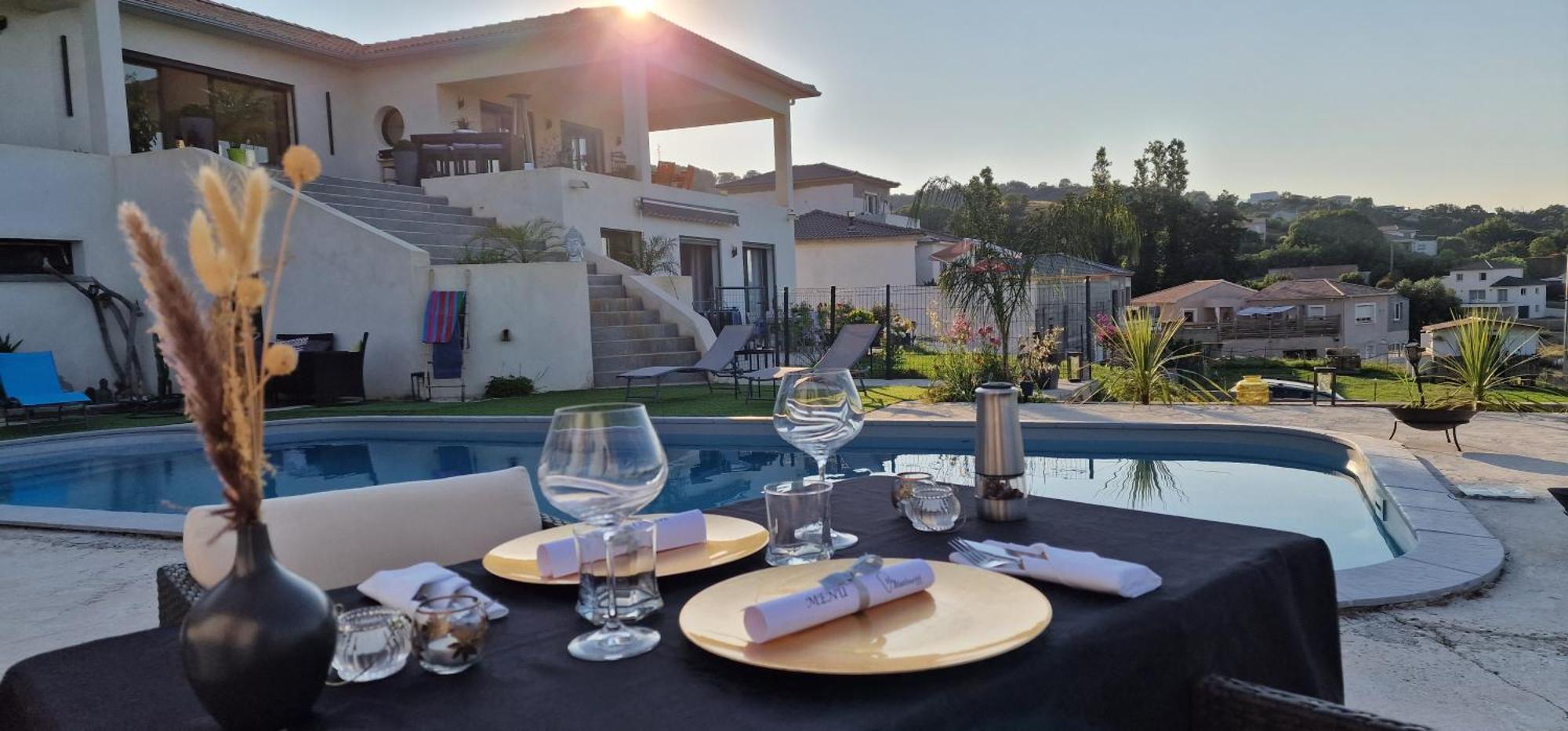 Villa Bistinetti Rez De Villa Tout Confort Avec Piscine Penta di Casinca Exterior photo